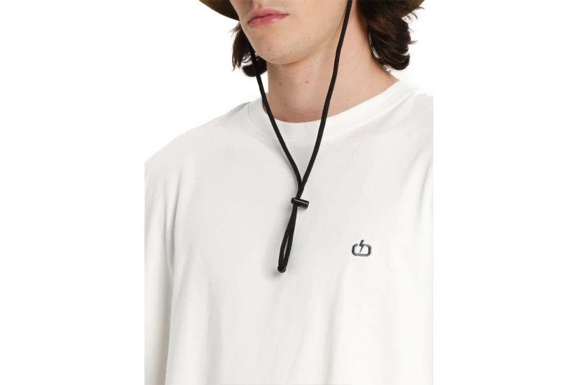 Emerson Logo Embroidery Ανδρική Αμάνικη Μπλούζα Λευκή