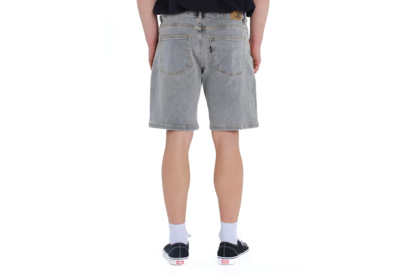 Emerson Stretch Denim Ανδρική Βερμούδα Τζιν Γκρι Ανοιχτό