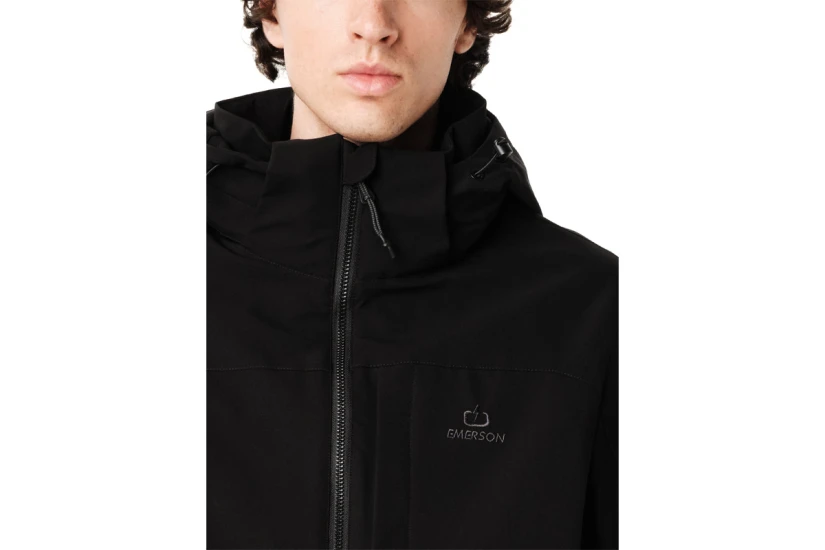 Emerson Detachable Hood Μπουφάν Αντιανεμικό Ανδρικό (262.EM10.06 BLACK)
