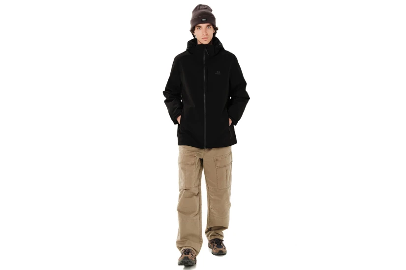Emerson Detachable Hood Μπουφάν Αντιανεμικό Ανδρικό (262.EM10.06 BLACK)