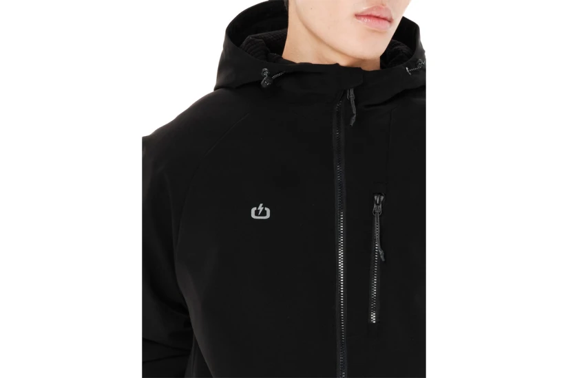 Emerson Hooded Μπουφάν Αντιανεμικό Ανδρικό (262.EM10.16 BLACK)