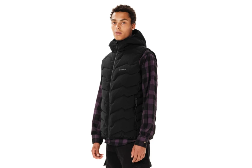 Emerson Hooded Puffer Μπουφάν Αμάνικο Ανδρικό (262.EM10.57 BLACK)