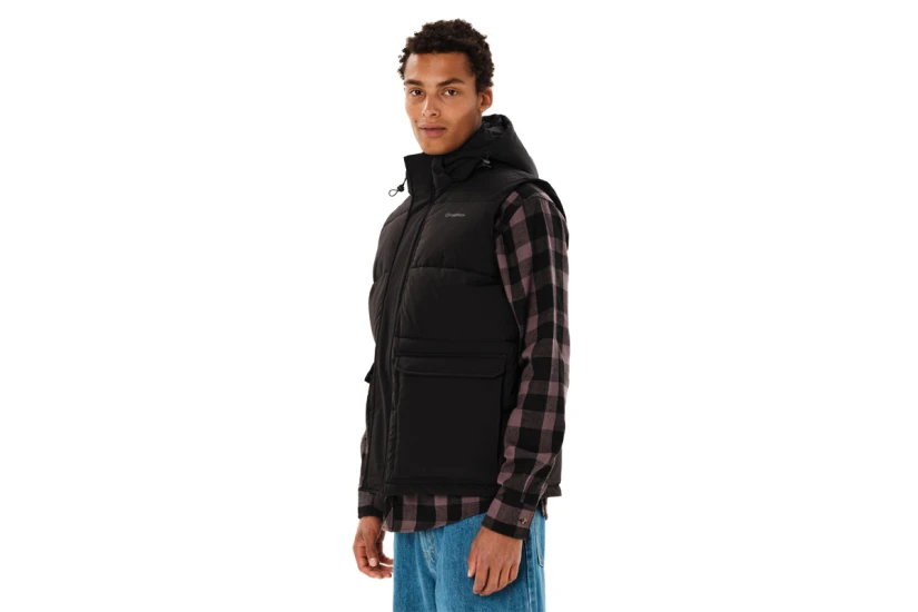 Emerson Hooded Puffer Μπουφάν Αμάνικο Ανδρικό (262.EM10.73 BLACK)