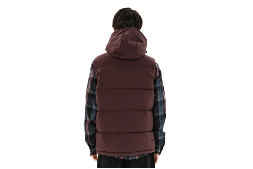Emerson Hooded Puffer Μπουφάν Αμάνικο Ανδρικό (262.EM10.73 CHOCOLATE BROWN)