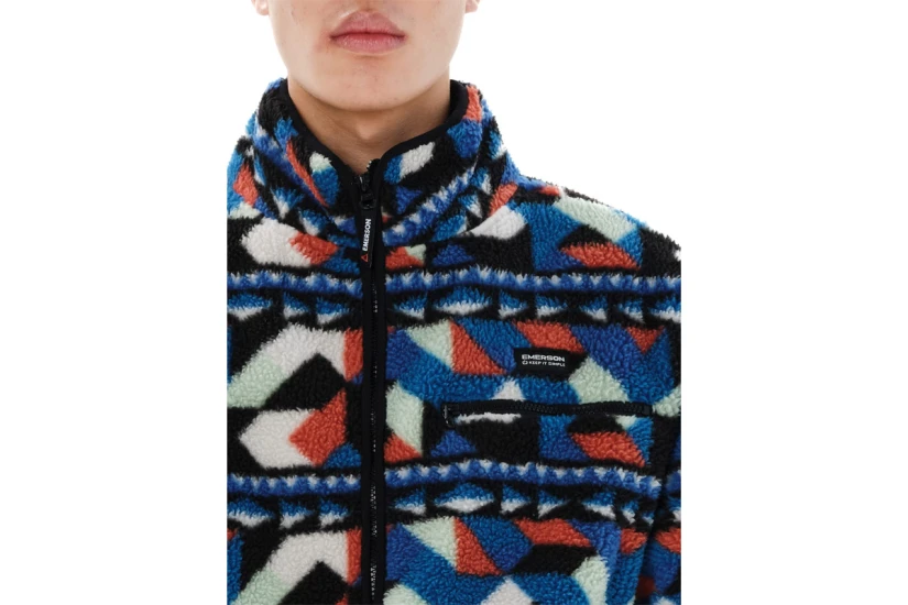 Emerson High-Pile Μπλούζα Fleece Με Φερμουάρ (262.EM280.105 PR626 BLUE-ORANG)
