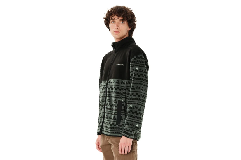 Emerson Ζακέτα Fleece Ανδρική (262.EM29.156 PR630 FOREST GREE)