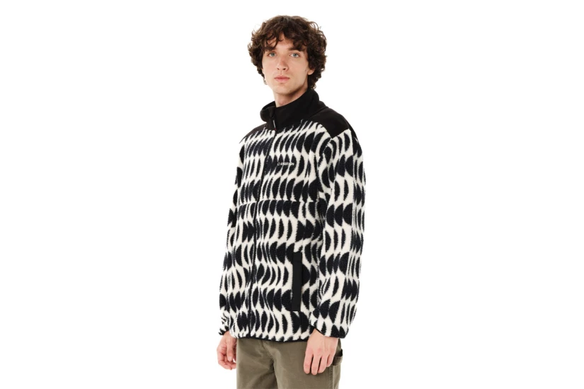 Emerson High-Pile Ζακέτα Fleece Ανδρική (262.EM290.156 PR613 OFF WHITE)