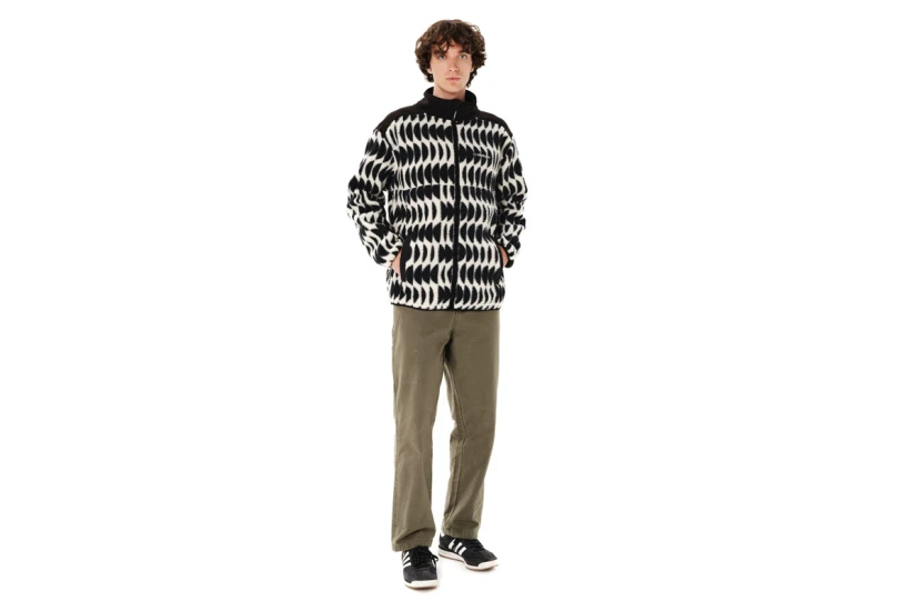 Emerson High-Pile Ζακέτα Fleece Ανδρική (262.EM290.156 PR613 OFF WHITE)