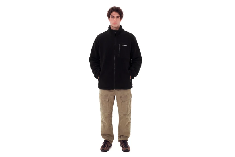 Emerson High-Pile Ζακέτα Fleece Ανδρική (262.EM290.27 BLACK)