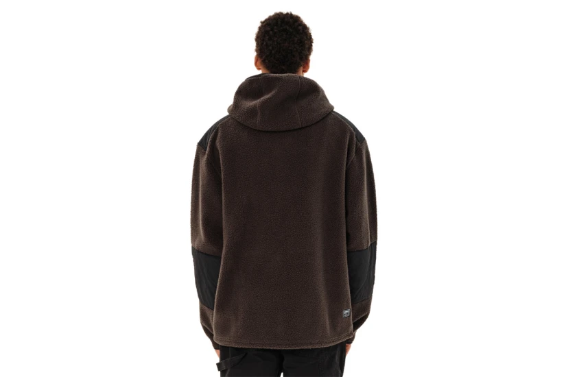 Emerson Hooded High-Pile Ζακέτα Fleece Ανδρική (262.EM290.43 COFFEE BROWN)