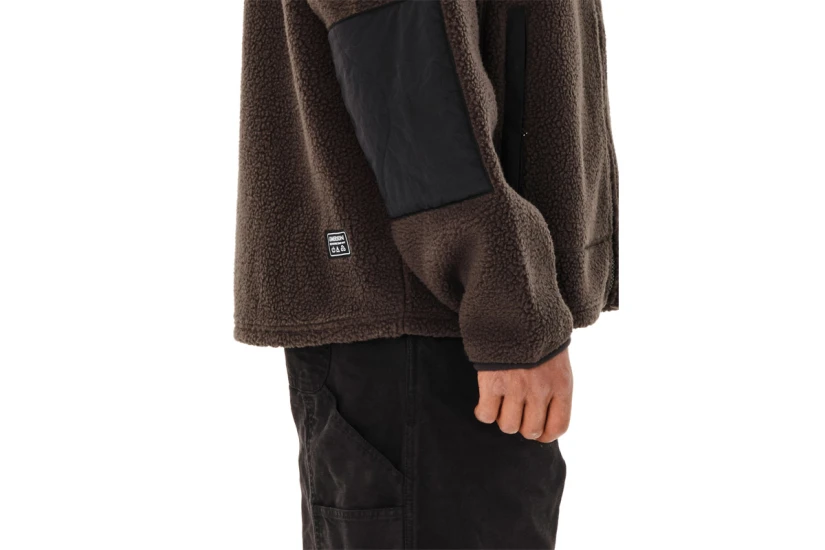 Emerson Hooded High-Pile Ζακέτα Fleece Ανδρική (262.EM290.43 COFFEE BROWN)