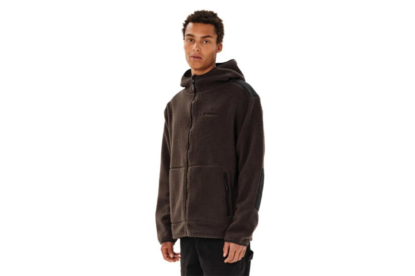 Emerson Hooded High-Pile Ζακέτα Fleece Ανδρική (262.EM290.43 COFFEE BROWN)
