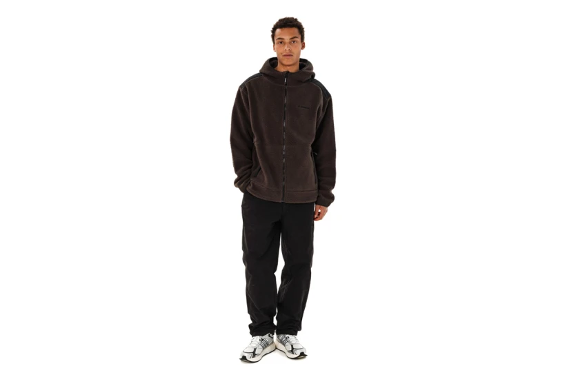 Emerson Hooded High-Pile Ζακέτα Fleece Ανδρική (262.EM290.43 COFFEE BROWN)