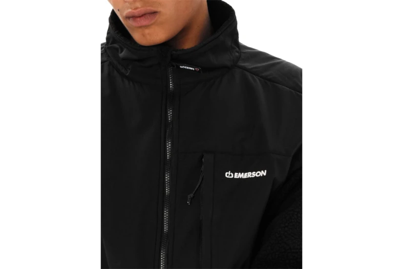 Emerson High Pile Ζακέτα Fleece Ανδρική (262.EM290.51 BLACK)