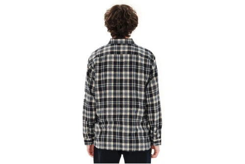 Emerson Checkered Flannel Πουκάμισο Μακρυμάνικο Ανδρικό (262.EM60.10 MIDNIGHT-OFF WHITE)
