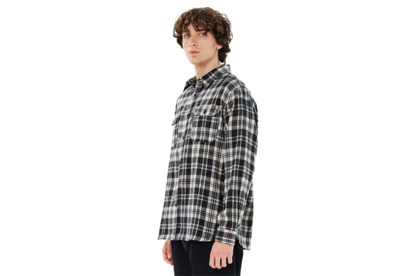 Emerson Checkered Flannel Πουκάμισο Μακρυμάνικο Ανδρικό (262.EM60.10 MIDNIGHT-OFF WHITE)