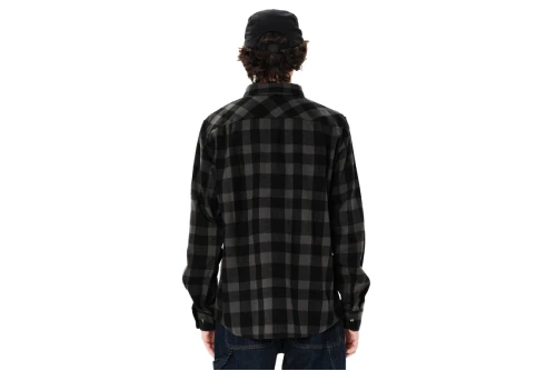 Emerson Checkered Flannel Πουκάμισο Μακρυμάνικο Ανδρικό (262.EM60.80 PINE GREY-BLACK)