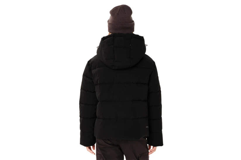 Emerson Detachable Hood Γυναικείο Μπουφάν Puffer με Κουκούλα Μαύρο