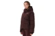 Emerson Detachable Hood Γυναικείο Μπουφάν Puffer με Κουκούλα Καφέ