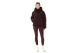 Emerson Detachable Hood Γυναικείο Μπουφάν Puffer με Κουκούλα Καφέ