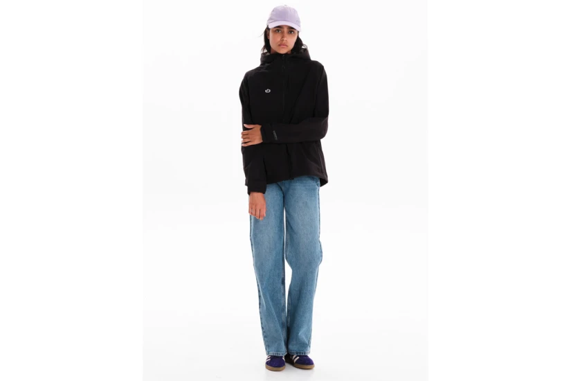 Emerson Womens Hooded Bonded Jacket (262.EW11.03A BLACK B)