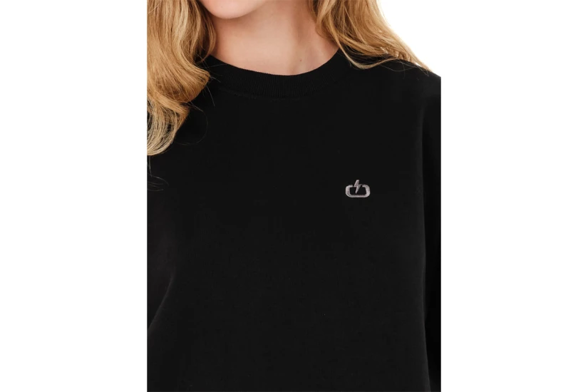 Emerson Cropped Μπλούζα Με Λαιμόκοψη Γυναικεία (262.EW20.90 BLACK)