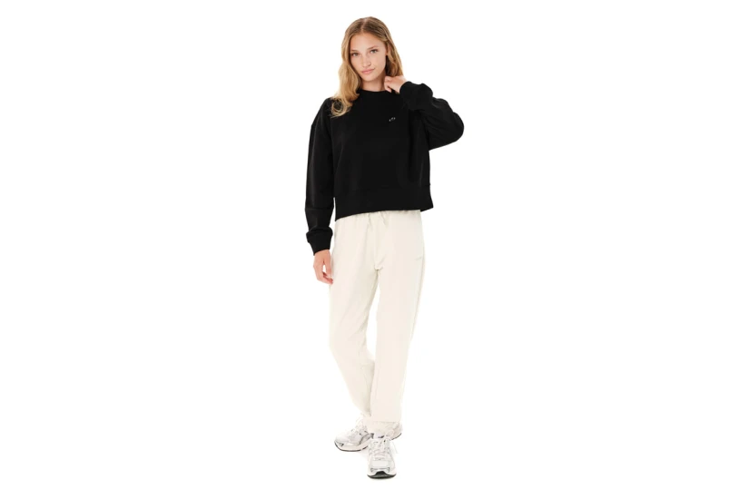 Emerson Cropped Μπλούζα Με Λαιμόκοψη Γυναικεία (262.EW20.90 BLACK)