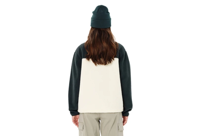 Emerson High-Pile Ζακέτα Fleece Γυναικεία (262.EW290.37 OFF WHITE-FOREST)