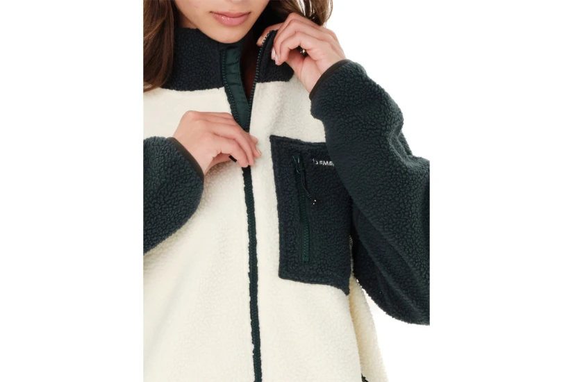 Emerson High-Pile Ζακέτα Fleece Γυναικεία (262.EW290.37 OFF WHITE-FOREST)