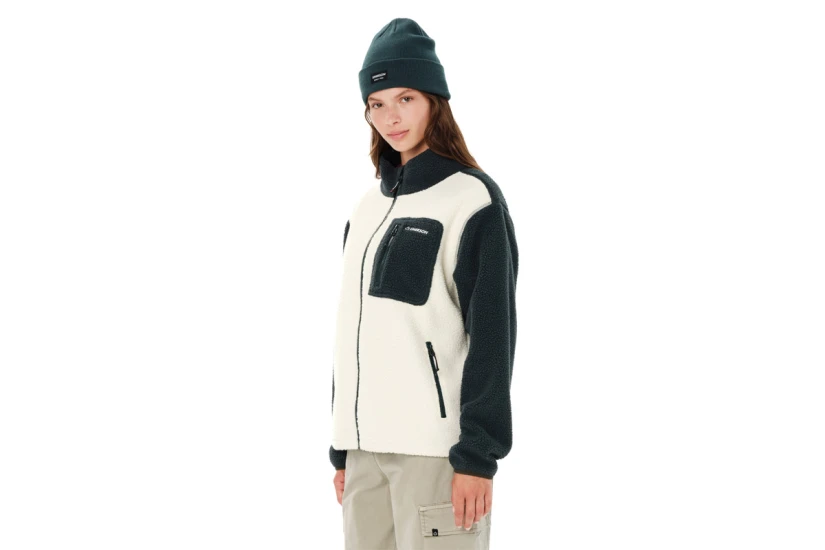 Emerson High-Pile Ζακέτα Fleece Γυναικεία (262.EW290.37 OFF WHITE-FOREST)