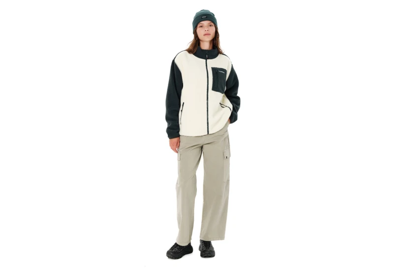 Emerson High-Pile Ζακέτα Fleece Γυναικεία (262.EW290.37 OFF WHITE-FOREST)