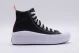 Converse Chuck Taylor All Star Move Sneakers Μαύρα, Ροζ, Λευκά