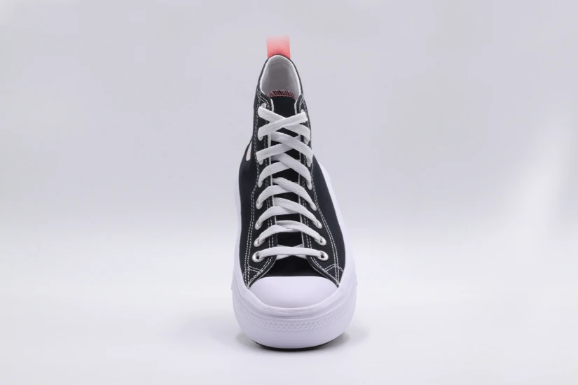 Converse Chuck Taylor All Star Move Sneakers Μαύρα, Ροζ, Λευκά