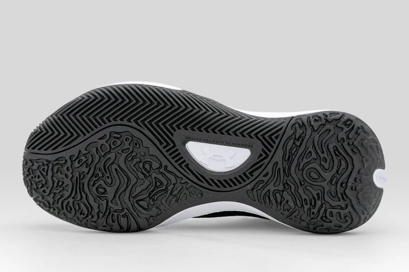 Under Armour Lockdown 7 Μπασκετικά Παπούτσια Μαύρα, Χρυσά, Λευκά