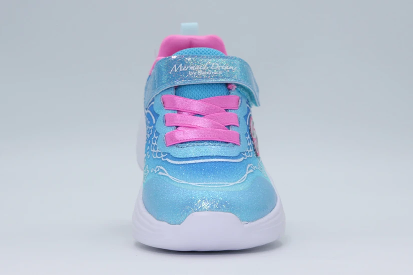 Skechers Lil Mermaid Βρεφικά Sneakers Γαλάζια, Ροζ