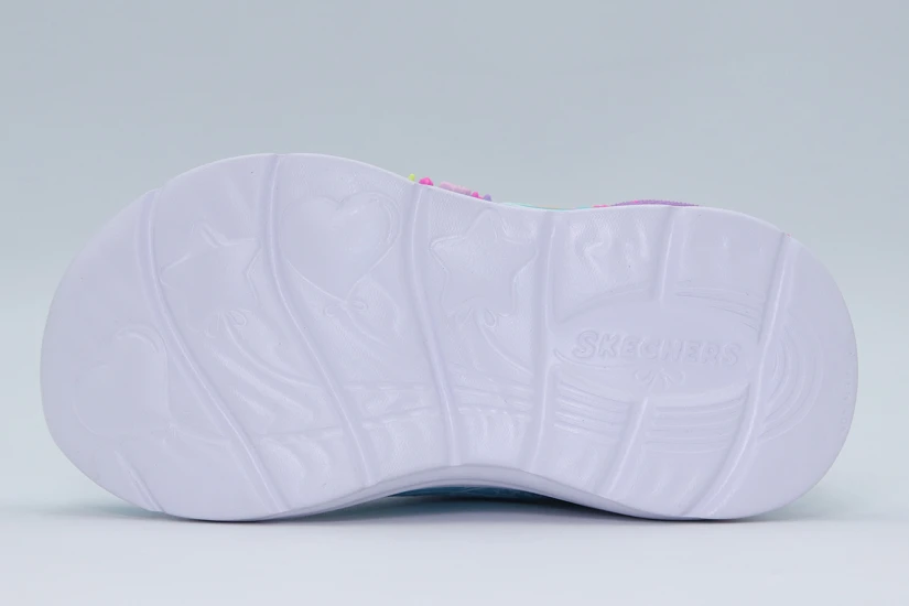 Skechers Lil Mermaid Βρεφικά Sneakers Γαλάζια, Ροζ