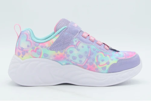 Skechers S-Lights Unicorn Dreams - Heart Sparkles Sneakers (303063L-LVMT)