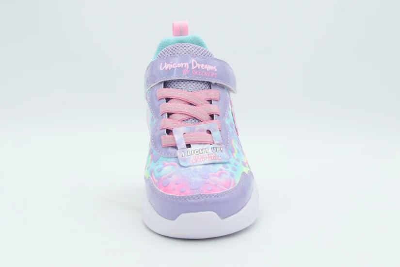 Skechers S-Lights Unicorn Dreams - Heart Sparkles Παιδικά Sneakers Λεβάντα, Διάφορα Χρώματα