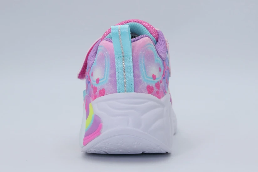 Skechers Heart Sparkles Παιδικά Sneakers Λιλά,Φούξια, Λευκά