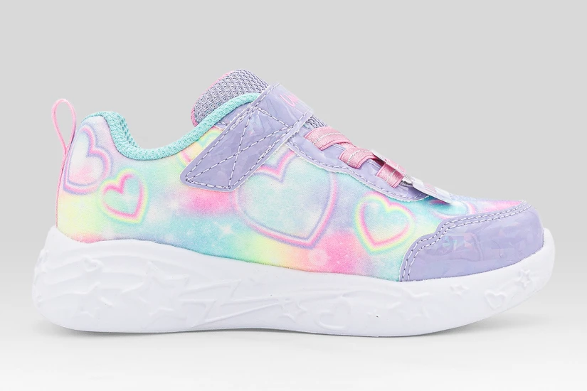 Skechers Unicorn Charmer Lil Heart Sparkles Βρεφικά Sneakers Λεβάντα, Διάφορα Χρώματα