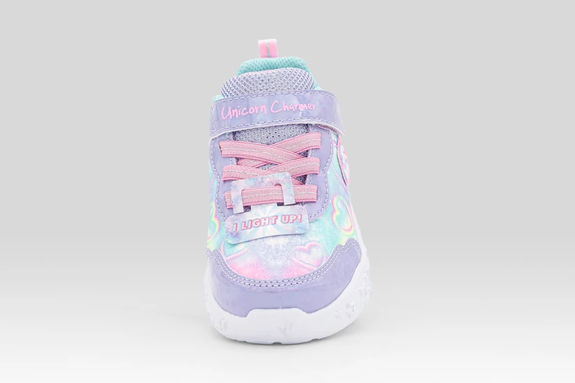 Skechers Unicorn Charmer Lil Heart Sparkles Βρεφικά Sneakers Λεβάντα, Διάφορα Χρώματα