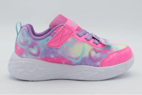 Skechers Unicorn Charmer - Lil Heart Sparkles Sneakers (303064NC-PKMT)