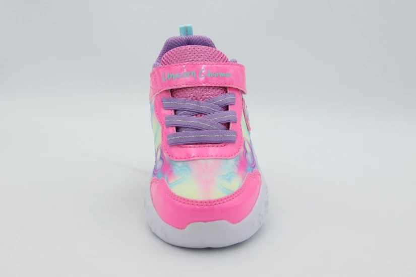 Skechers Unicorn Charmer - Lil Heart Sparkles Sneakers (303064NC-PKMT)