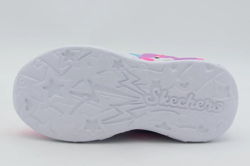 Skechers Unicorn Charmer - Lil Heart Sparkles Sneakers (303064NC-PKMT)