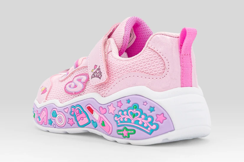 Skechers Play Scene Fun Squad Βρεφικά Sneakers Ροζ, Διάφορα Χρώματα