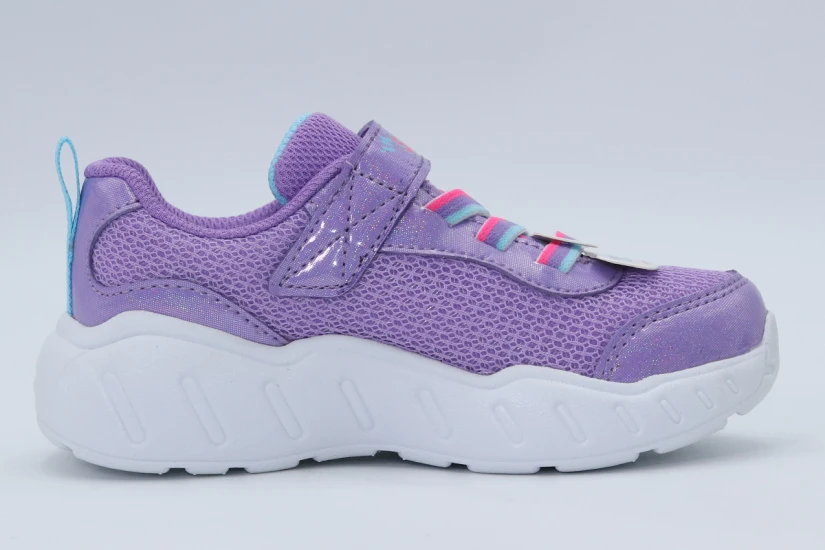 Skechers Fun Squad Βρεφικά Sneakers Μωβ, Λευκά