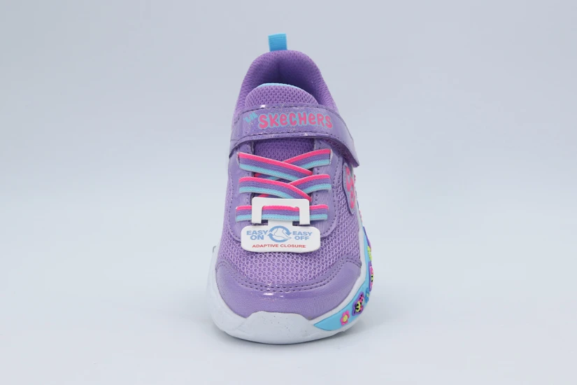 Skechers Fun Squad Βρεφικά Sneakers Μωβ, Λευκά