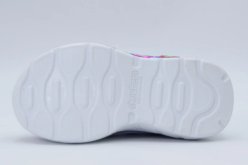 Skechers Fun Squad Βρεφικά Sneakers Μωβ, Λευκά