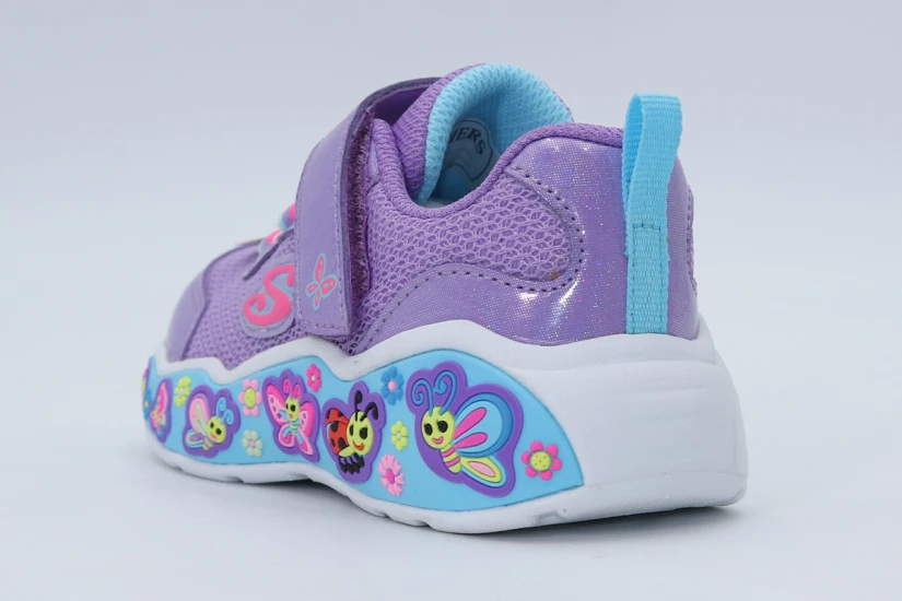 Skechers Fun Squad Βρεφικά Sneakers Μωβ, Λευκά