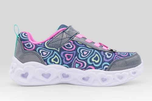 Skechers Heart Lights Boogie Love Sneakers (303257L-NVMT)